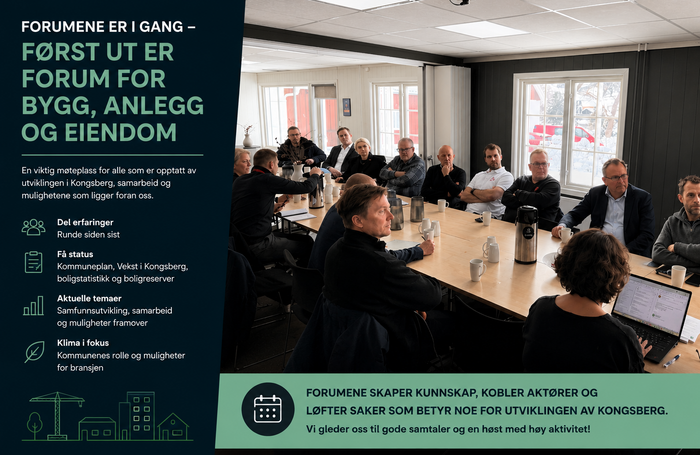 Forumene er i gang – først ut er Forum for bygg, anlegg og eiendom