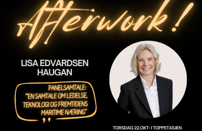 Møt Kongsberg Maritimes nye toppsjef på Afterwork 22.oktober